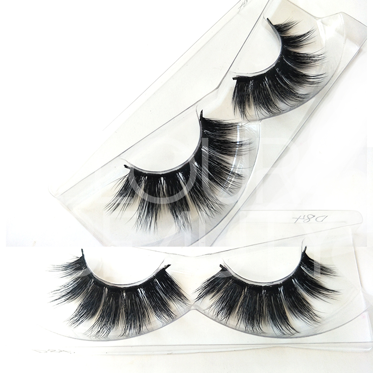 Best natural  3D faux mink volume false lashes manufacturer ED33